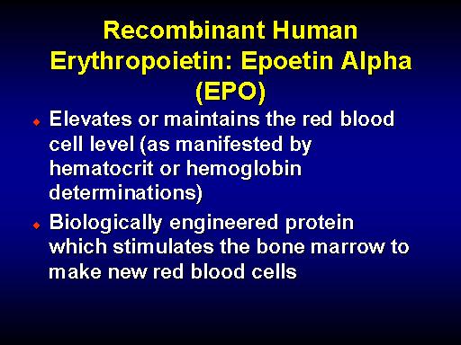 what is your hypothesis regarding the synthesis of recombinant erythropoietin