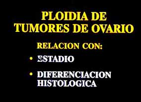 Fig. 24. VALOR DE LA PLOIDIA EN TUMORES DE OVARIO